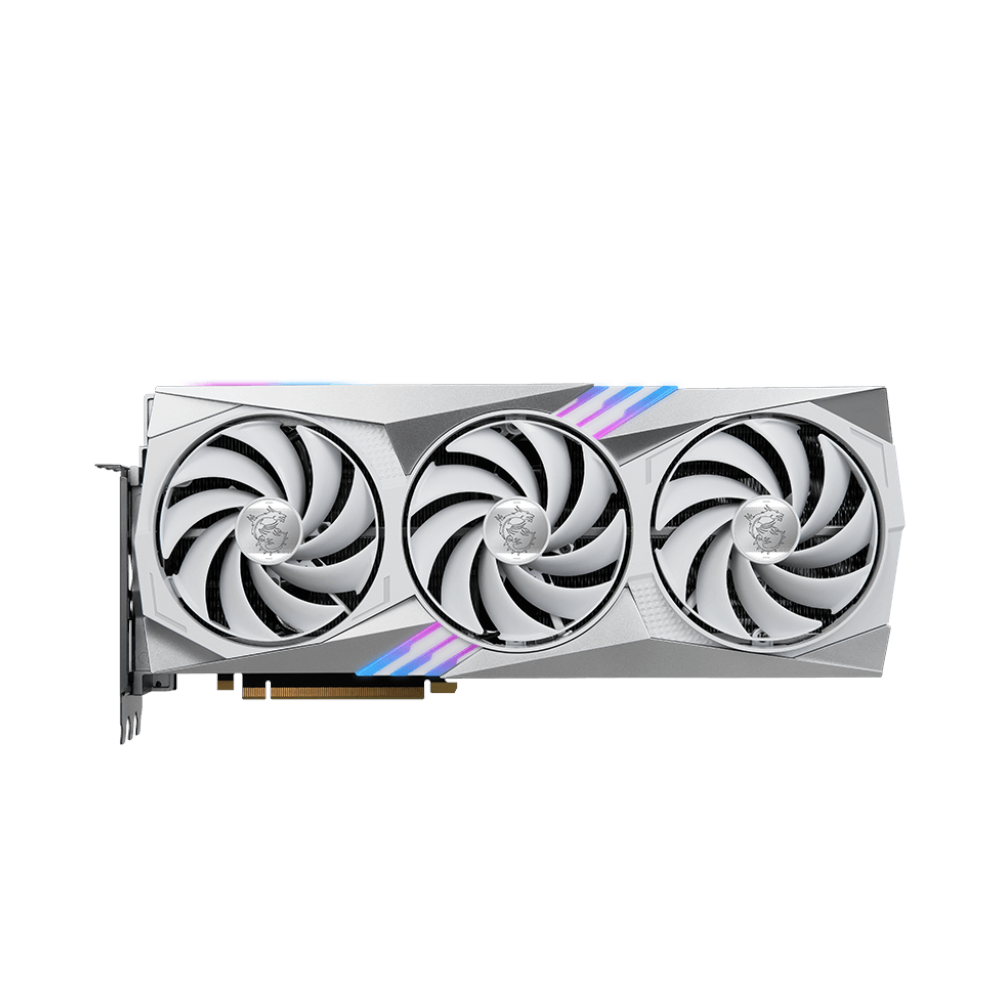 MSI GeForce RTX 4070 Ti Super 16GB GDDR6X Gaming X Trio White