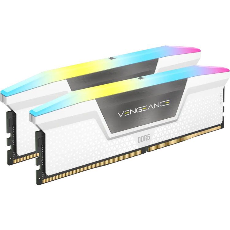 Corsair VENGEANCE RGB 32GB (2x16GB) DDR5 5200MHz White Memory