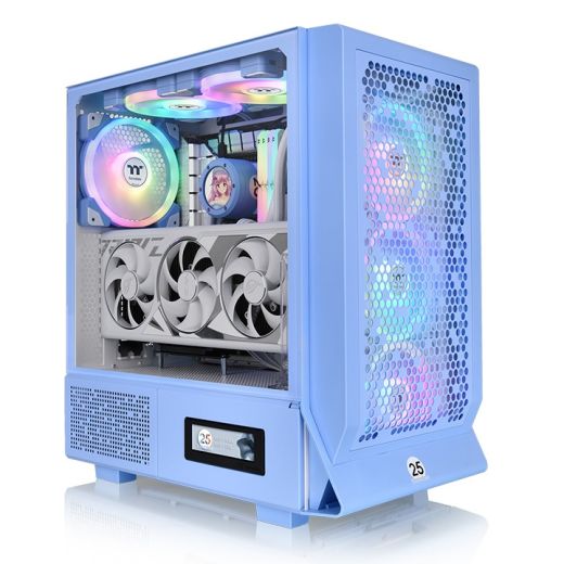 Thermaltake Ceres 330 TG ARGB Hydrangea Blue Mid Tower Case CA-1Y2-00MFWN-00