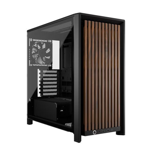 Corsair FRAME 4000D Wood RS Black/Walnut Mid Tower Case CC-9011340-WW