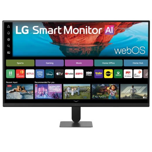 LG 32U701SB-B 32" 4K Smart Monitor for Streaming