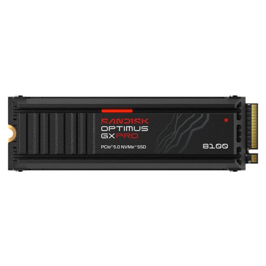 Sandisk Optimus GX PRO 8100 8TB M2 2280 SSD With Heatsink SDSP82800TAH