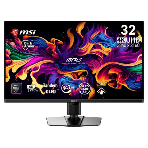 MSI MPG 322UR QD-OLED X24 31.5" 4K OLED Gaming Monitor