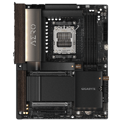 Gigabyte X870E AERO X3D Dark Wood AM5 DDR5 Motherboard ATX