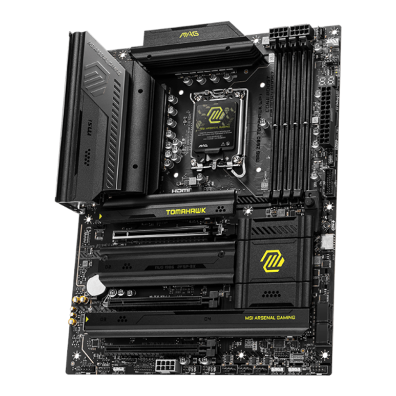 MSI MAG Z890 Tomahawk WIFI LGA1851 DDR5 Motherboard ATX - High