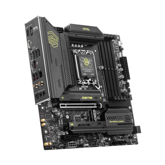 MSI MAG B860M MORTAR WIFI 美品 MSI MAG B860M Mortar WIFI DDR5 MATX Motherboard - Ultimate Gaming