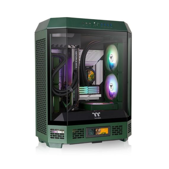 Thermaltake Tower 600 Racing Green Mid Tower Case - Advanced
