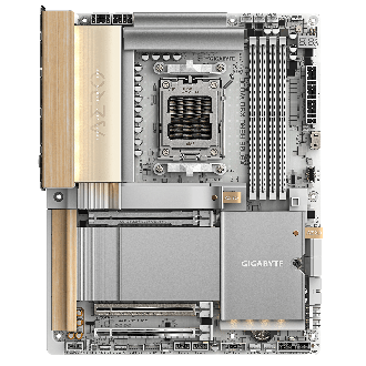 Gigabyte X870E AERO X3D Wood AM5 DDR5 Motherboard ATX